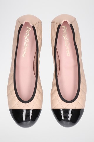 Lakleren Ballerina's - Beige