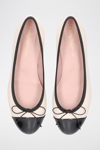 Leren Ballerina's - Wit