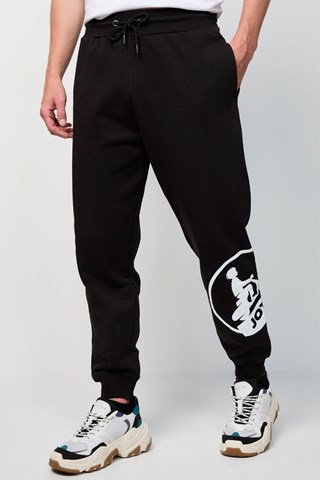 Biologisch Katoen Joggingbroek Moledo Logo - Zwart