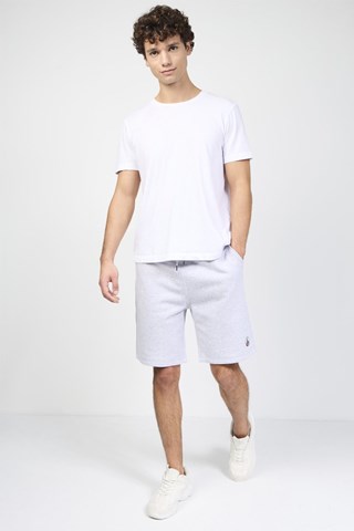 Short Medellin - Gemêleerd Grijs