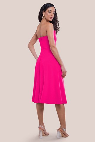 Strapless Jurk - Roze