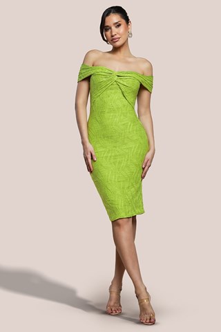 Strapless Jurk - Groen