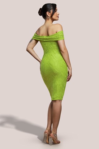 Strapless Jurk - Groen