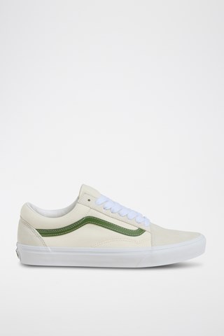 Baskets en nubuck Old skool - Ecru et vert