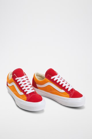 Baskets en nubuck Old skool 36 - Bordeaux et moutarde