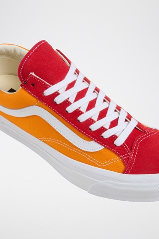 Baskets en nubuck Old skool 36 - Bordeaux et moutarde