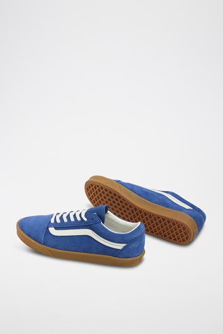 Baskets en nubuck Old Skool - Bleu marine