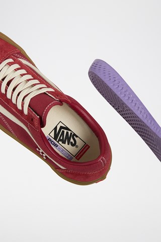 Chaussures de skateboard Old Skool - Rouge