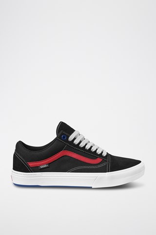 Chaussures de skateboard en cuir Old Skool - Noir