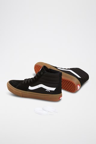 Baskets de skateboard  en nubuck  SK8-Hi - Noir