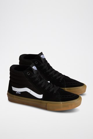 Baskets de skateboard  en nubuck  SK8-Hi - Noir