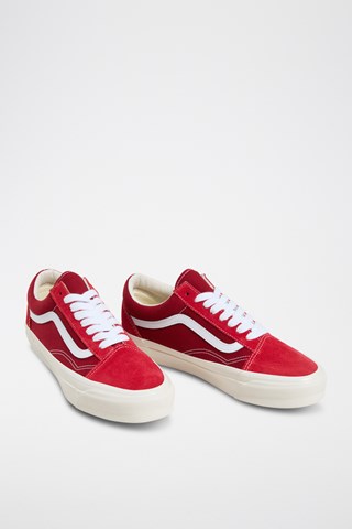 Baskets en nubuck LX Old Skool - Rouge