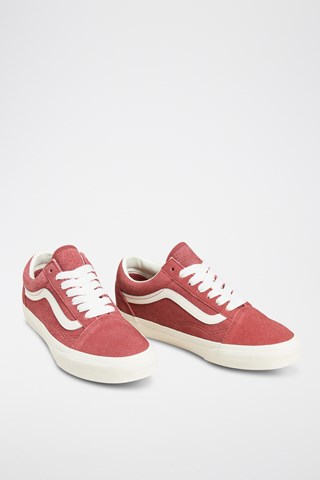 Baskets en nubuck Old Skool - Rouge
