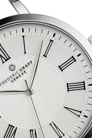 Relógio de quartzo em aço - Prateado - Frederic Graff