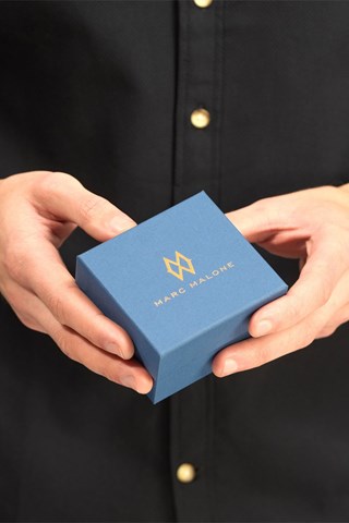 Relógio de quartzo em aço inoxidável - Prateado - Marc Malone