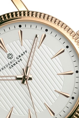 Relógio de quartzo em aço - Dourado - Frederic Graff