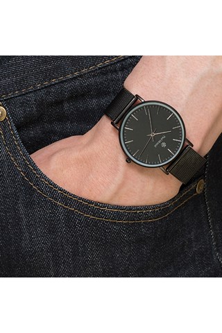 Relógio de quartzo em aço Preto  - Paul McNeal