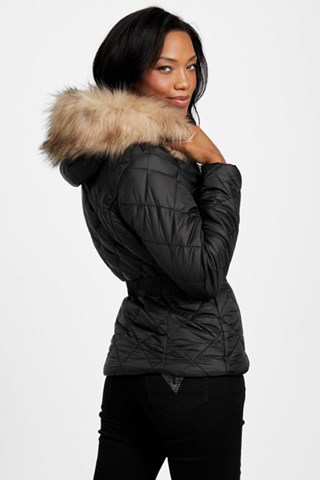 Blusão com capuz Zaila - Preto