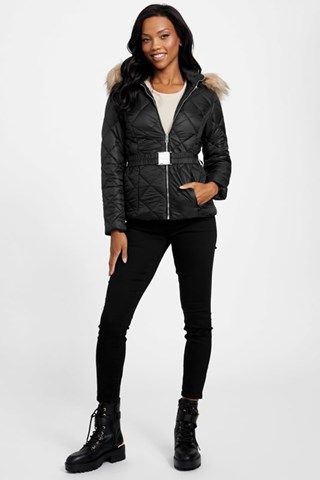 Blusão com capuz Zaila - Preto