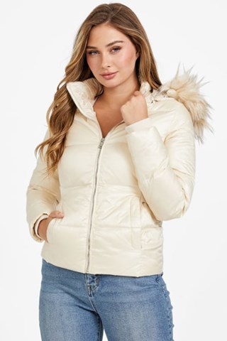 Blusão com capuz Zalissa - Cru