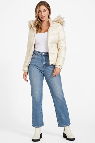 Blusão com capuz Zalissa - Cru