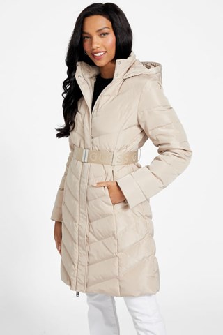 Blusão comprido Malvan - Cru