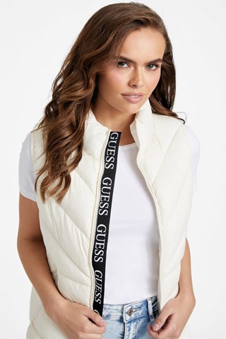 Colete acolchoado Sabine - Branco