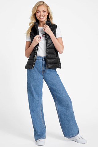 Colete acolchoado Sabine - Preto