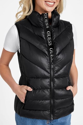 Colete acolchoado Sabine - Preto