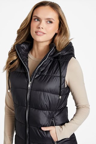 Colete acolchoado Alberta - Preto