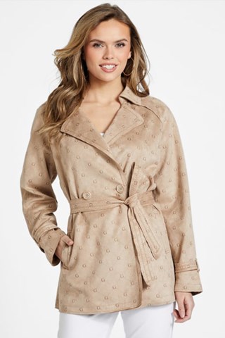 Trench Clio - Castanho-claro