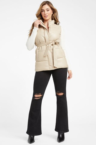 Colete acolchoado Carolyn - Bege