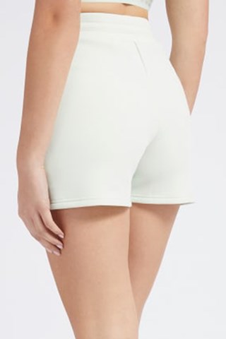 Calções de cintura alta Camilla - Verde-água