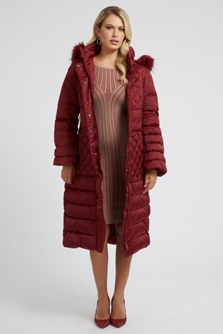 Blusão comprido Marlene - Vermelho