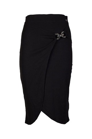 Saia traçada Dalal - Preto