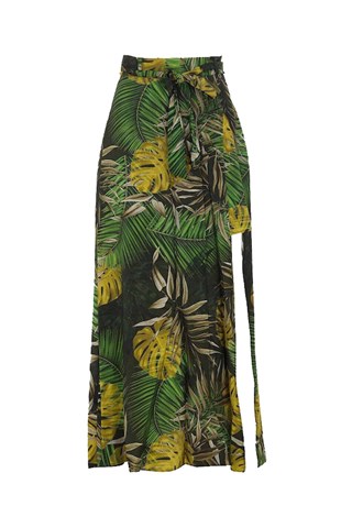 Saia comprida Verity - Verde-escuro