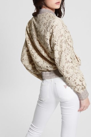 Casaco em renda - Cru