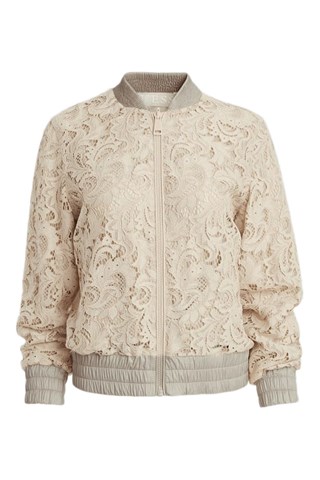 Casaco em renda - Cru