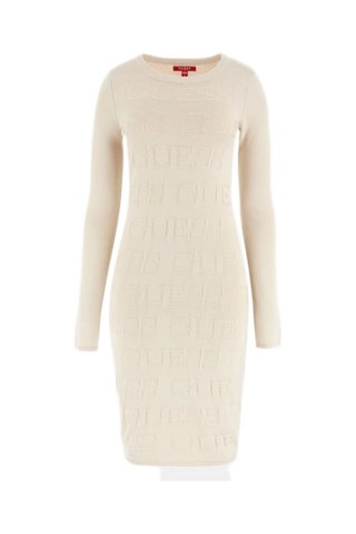 Vestido-camisola - Bege