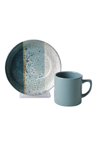 Aardewerk Koffieservies - 6 Personen