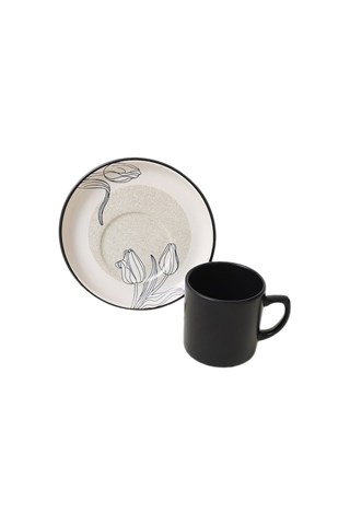 Aardewerk Koffieservies - 6 Personen