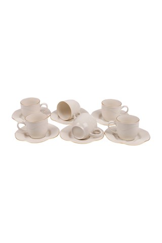 Porseleinen Koffieservies 6 Personen