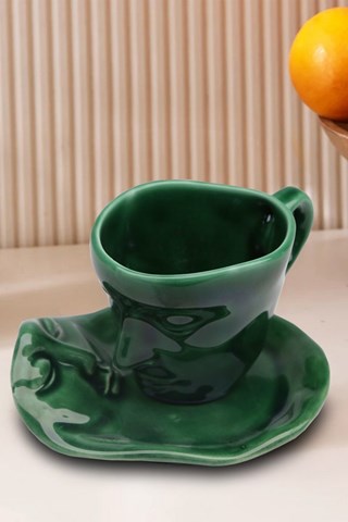 2 Keramische Kopjes  110 ml