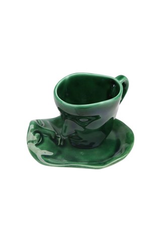 2 Keramische Kopjes  110 ml