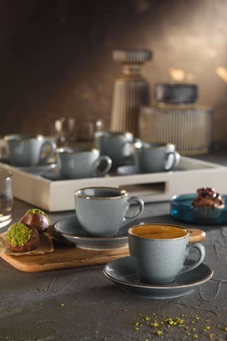 Porseleinen Koffieservies Lima - 4 Personen