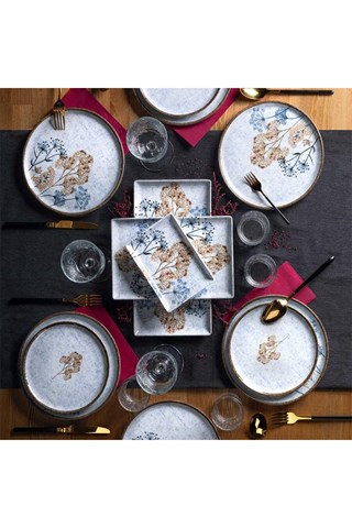 Porseleinen Ontbijtservies - 18-delig