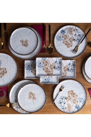 Porseleinen Ontbijtservies - 18-delig