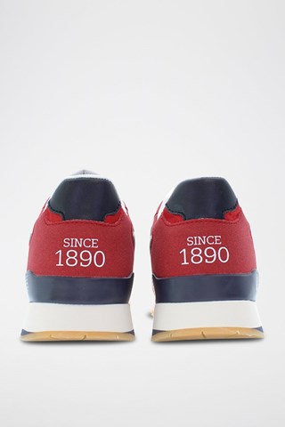 Baskets Tabry - Rouge et bleu marine