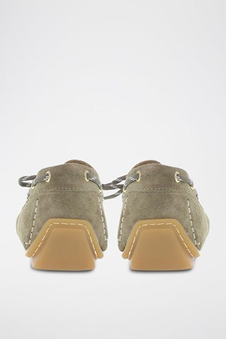 Mocassins en nubuck River - Gris