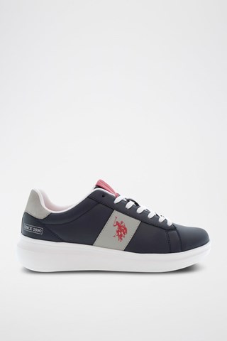 Baskets George - Bleu marine et gris